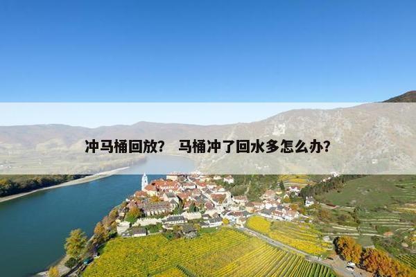 冲马桶回放？ 马桶冲了回水多怎么办？