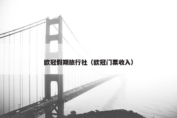 欧冠假期旅行社（欧冠门票收入）