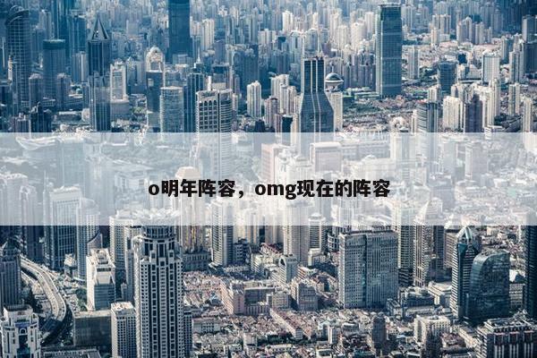 o明年阵容，omg现在的阵容