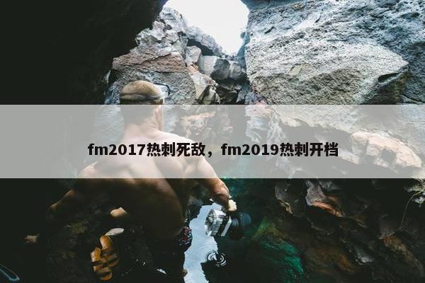 fm2017热刺死敌，fm2019热刺开档