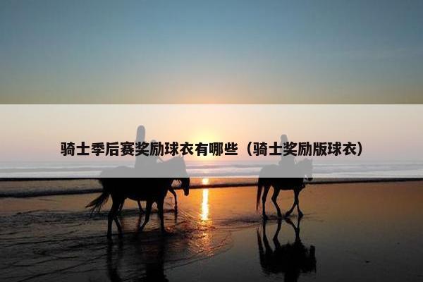 骑士季后赛奖励球衣有哪些（骑士奖励版球衣）