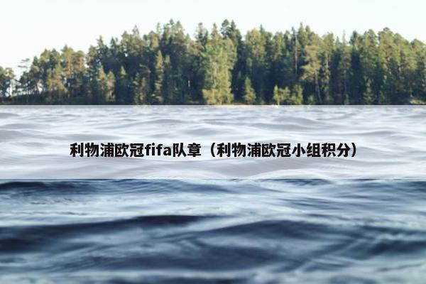 利物浦欧冠fifa队章（利物浦欧冠小组积分）