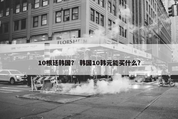 10根廷韩国？ 韩国10韩元能买什么？