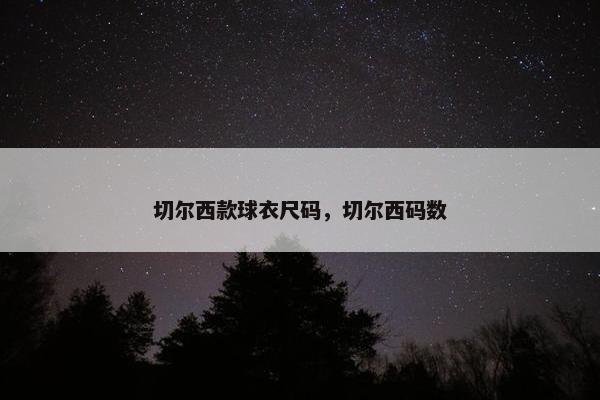 切尔西款球衣尺码，切尔西码数