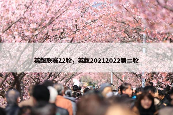 英超联赛22轮，英超20212022第二轮