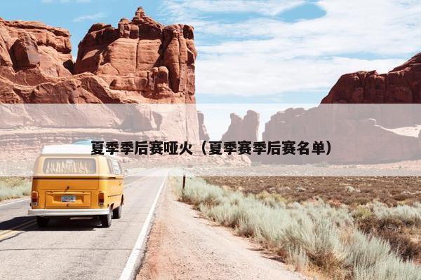 夏季季后赛哑火（夏季赛季后赛名单）