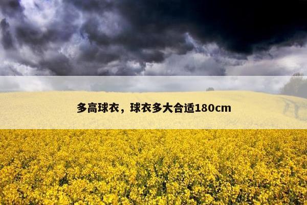多高球衣，球衣多大合适180cm