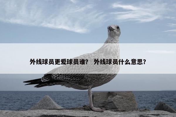 外线球员更爱球员谁？ 外线球员什么意思？