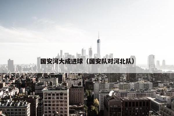 国安河大成进球（国安队对河北队）