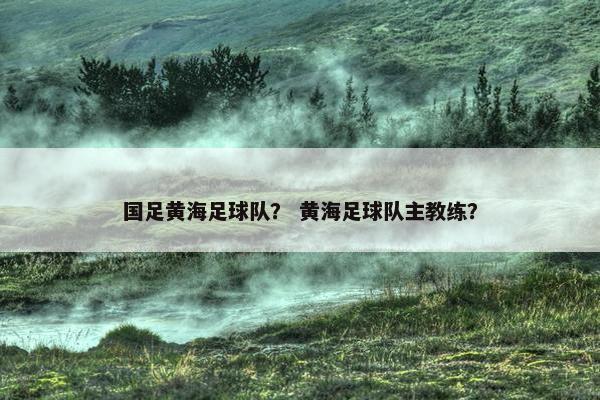 国足黄海足球队？ 黄海足球队主教练？