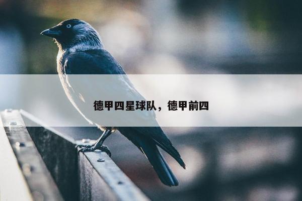 德甲四星球队，德甲前四