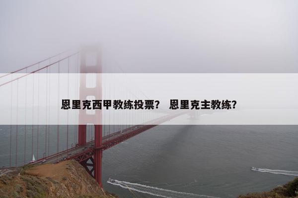 恩里克西甲教练投票？ 恩里克主教练？