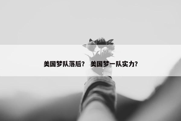 美国梦队落后？ 美国梦一队实力？