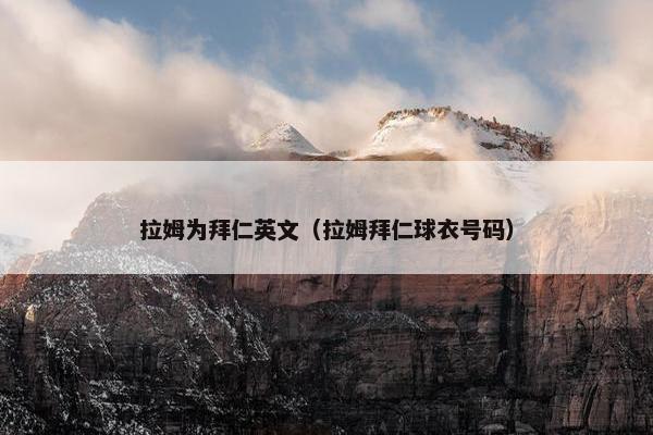 拉姆为拜仁英文（拉姆拜仁球衣号码）