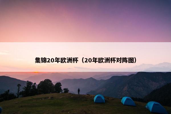 集锦20年欧洲杯（20年欧洲杯对阵图）