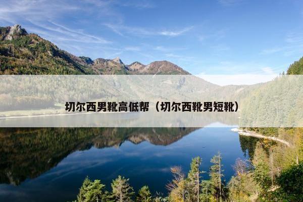 切尔西男靴高低帮（切尔西靴男短靴）