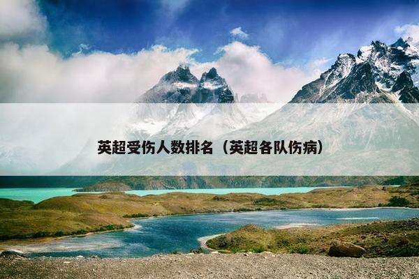 英超受伤人数排名（英超各队伤病）