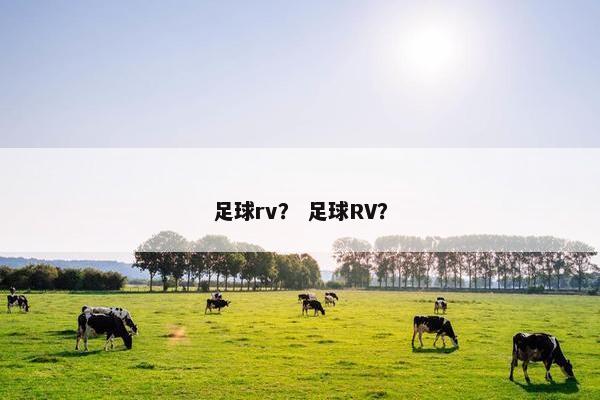 足球rv？ 足球RV？