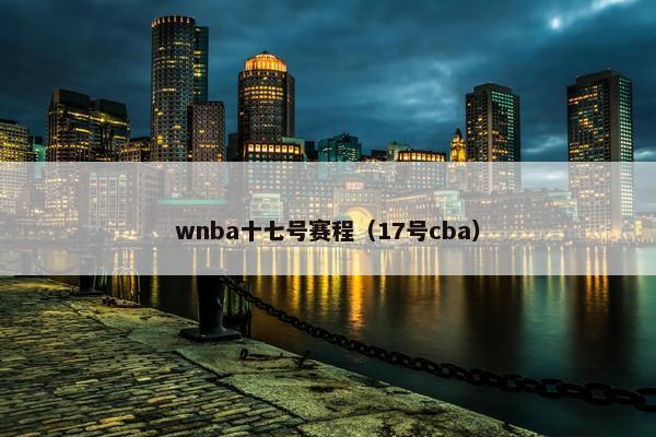 wnba十七号赛程（17号cba）