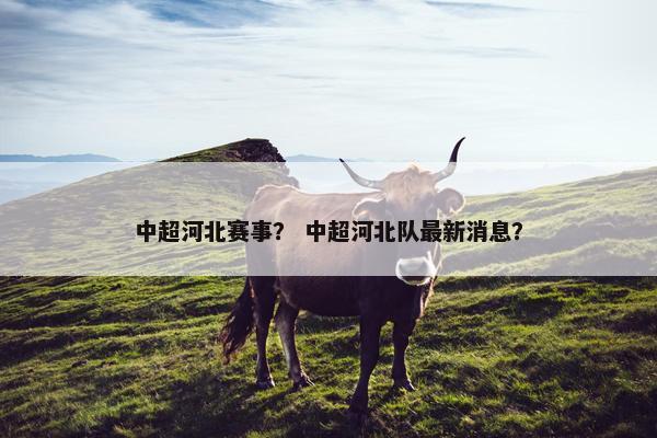 中超河北赛事？ 中超河北队最新消息？