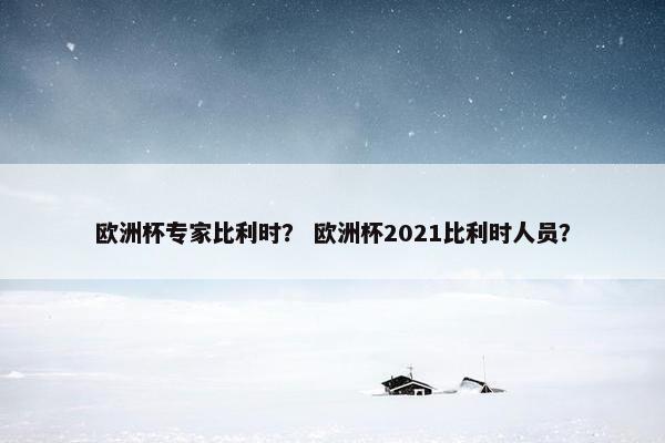 欧洲杯专家比利时？ 欧洲杯2021比利时人员？