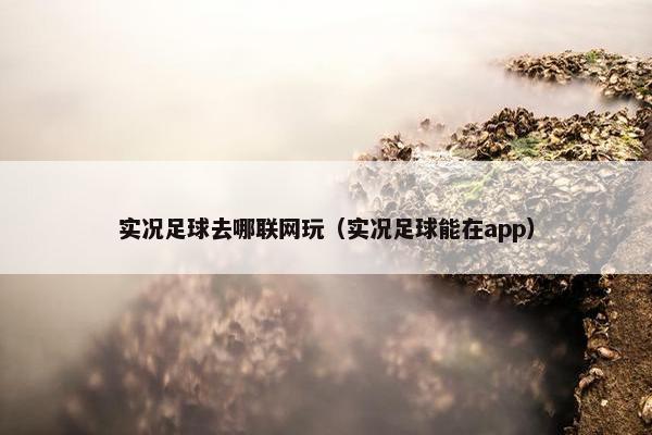 实况足球去哪联网玩（实况足球能在app）