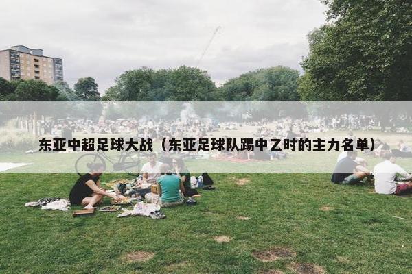 东亚中超足球大战（东亚足球队踢中乙时的主力名单）