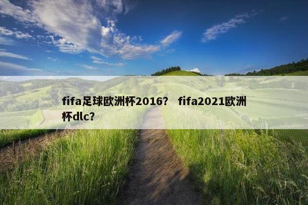 fifa足球欧洲杯2016？ fifa2021欧洲杯dlc？