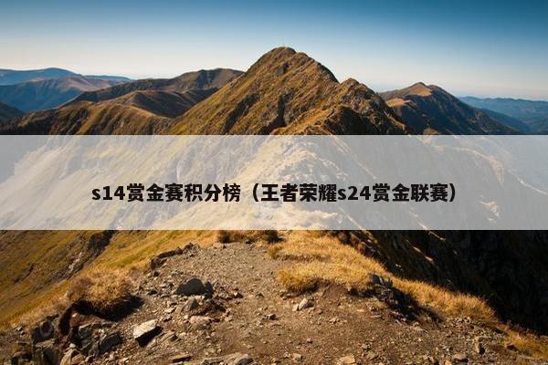 s14赏金赛积分榜（王者荣耀s24赏金联赛）