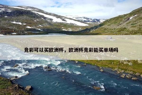 竞彩可以买欧洲杯，欧洲杯竞彩能买单场吗