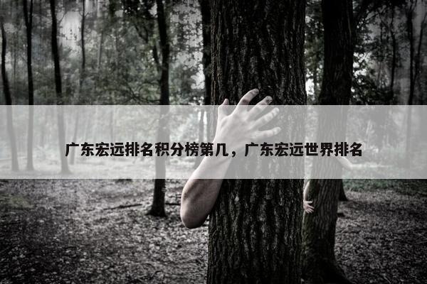 广东宏远排名积分榜第几，广东宏远世界排名