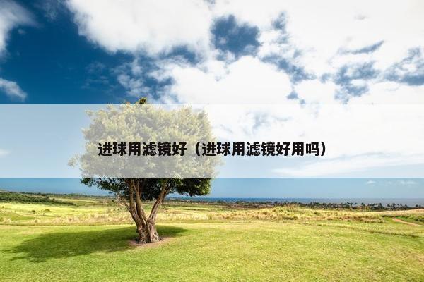 进球用滤镜好（进球用滤镜好用吗）