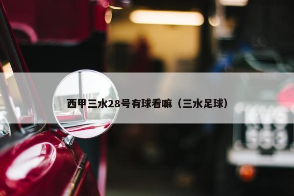 西甲三水28号有球看嘛（三水足球）