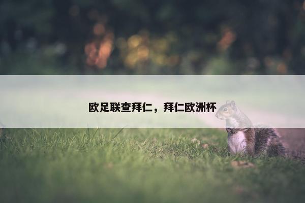 欧足联查拜仁，拜仁欧洲杯