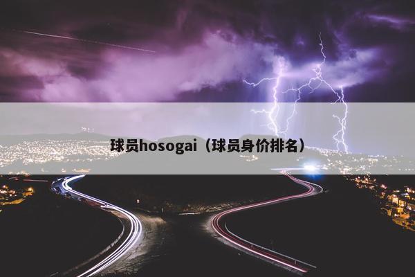 球员hosogai（球员身价排名）