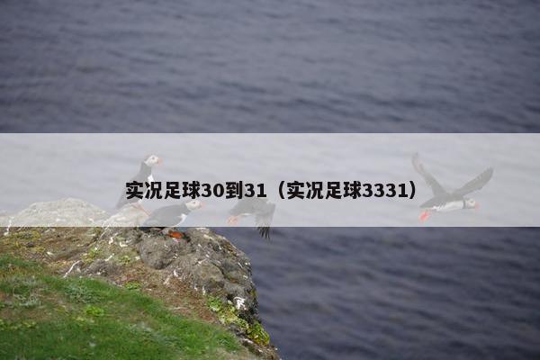 实况足球30到31（实况足球3331）