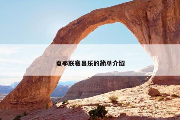 夏季联赛昌乐的简单介绍