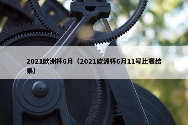2021欧洲杯6月（2021欧洲杯6月11号比赛结果）