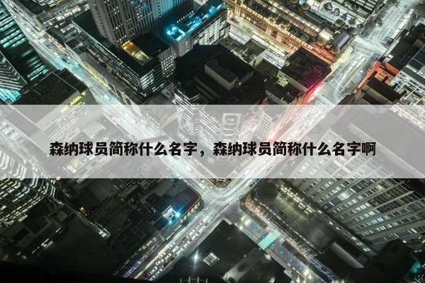 森纳球员简称什么名字，森纳球员简称什么名字啊