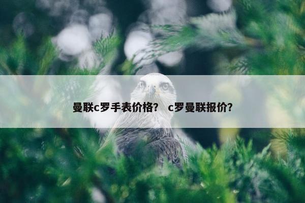 曼联c罗手表价格？ c罗曼联报价？