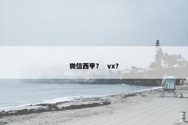 微信西甲？  vx？