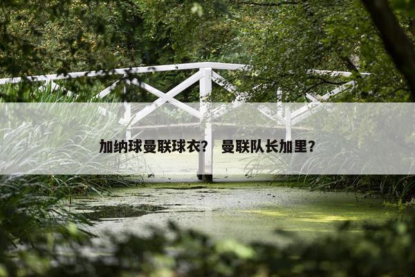 加纳球曼联球衣？ 曼联队长加里？