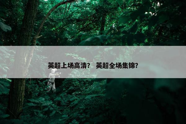 英超上场高清？ 英超全场集锦？
