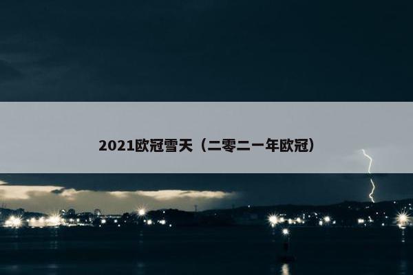 2021欧冠雪天（二零二一年欧冠）