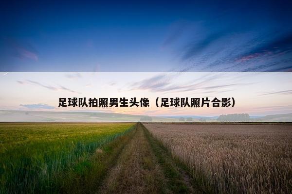 足球队拍照男生头像（足球队照片合影）