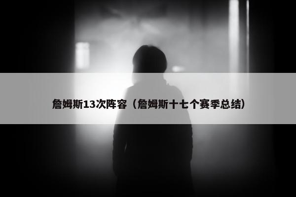 詹姆斯13次阵容（詹姆斯十七个赛季总结）