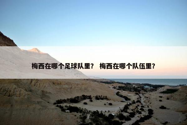 梅西在哪个足球队里？ 梅西在哪个队伍里？