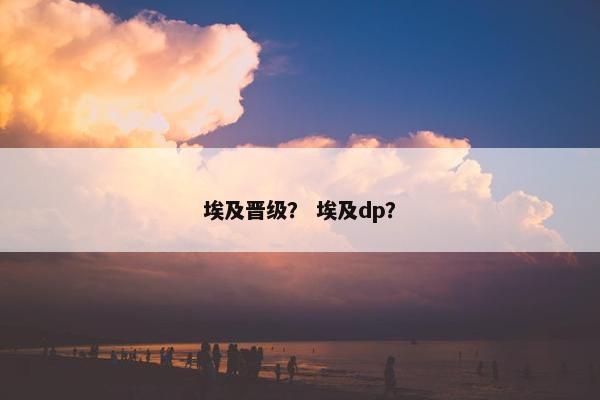 埃及晋级？ 埃及dp？