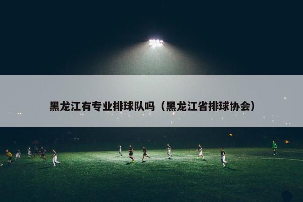 黑龙江有专业排球队吗（黑龙江省排球协会）