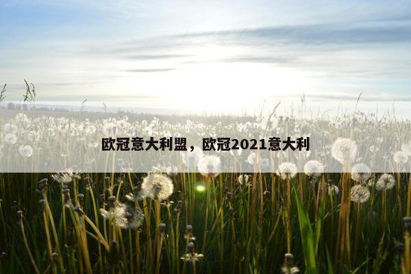 欧冠意大利盟，欧冠2021意大利